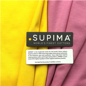 Tissu interlock mercerisé en <span class=keywords><strong>coton</strong></span> 65% polyester 35% <span class=keywords><strong>Pima</strong></span>, haute élasticité et résistance <span class=keywords><strong>à</strong></span> l'usure, tricot double face - Product Image 5