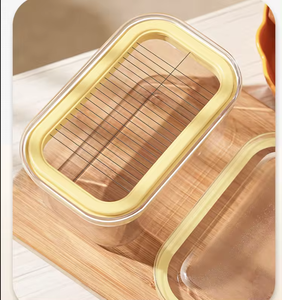 Cover Baking Butter Stainless Steel <strong>Wire</strong> 500g Kitchen Food Butter Cutting Storage Container Plastic <strong>Cheese</strong> Box - Product Image 4