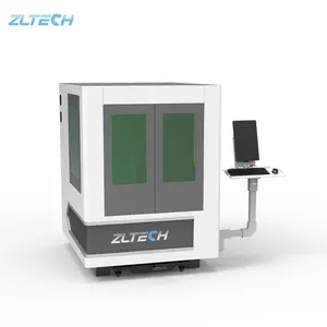 Free Customized Metal Laser Cutting Machine Mini Enclosed Fiber Optic Laser Cutter Cut Equipment with Max Raycus Laser Source