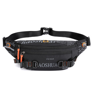 Sac banane double fermeture éclair pour femme, sac de poitrine rétro pour homme, sac de ceinture de plage pour homme - Product Image 5