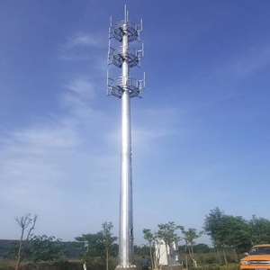Factory 25m 40m Height <strong>network</strong> Mobile Gsm Communication Monopole Base Station Telecommunication Iron <strong>wifi</strong> Antenna Signal Tower - Product Image 5
