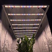 Stok murah lampu tumbuh Led spektrum penuh Plus lampu tumbuh Led komersial 1000W dengan Led UV dan IR