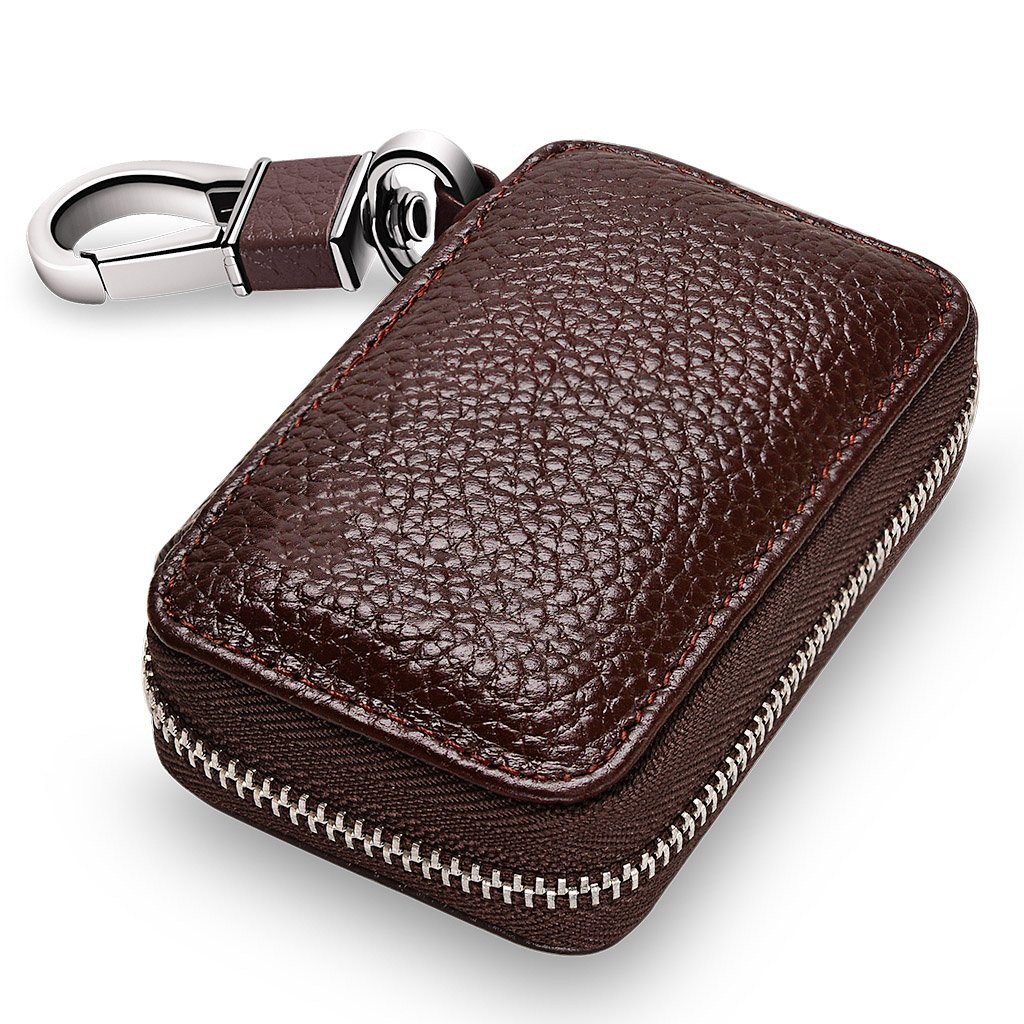 Genuine Leather Car Smart Key Chain Case - Shenzhen Aidelion Technology Co., Ltd.