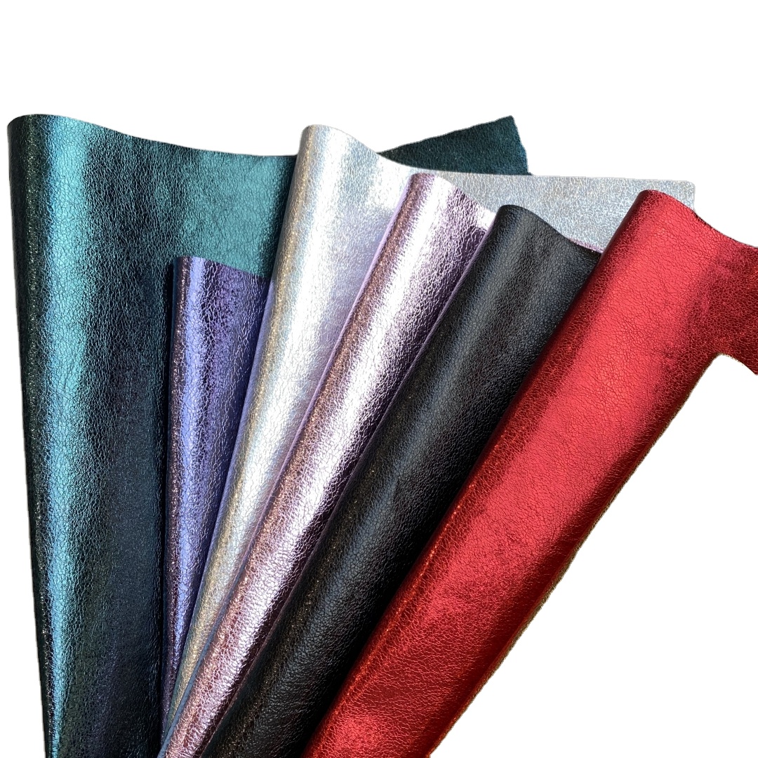 Eco-Friendly Beautiful Hot Stamping PVC Synthetic Leather Fabric Embossed Pattern Waterproof Shoes Bags Car Seat Sofas
