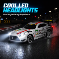 Voiture RC miniature OEM ODM, modèle de course et de drift, échelle 1:64, en alliage, 2,4 GHz, 2 vitesses, voiture radiocommandée d'intérieur