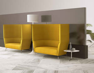 उच्च बैक आधुनिक ध्वनिक मॉड्यूलर गोपनीयता कार्यालय सोफा पोड लाउंज कुर्सी सेट पुनर्क्लोनिंग कपड़े डिजाइन जिम मॉल होटल विला अस्पताल - Product Image 1