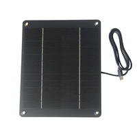 Chargeur solaire 6W 12V pour caméra de surveillance extérieure, éclairage de rideau, batterie 9V-12V, sortie Type-C