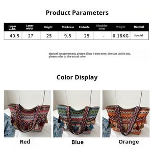 Sac à bandoulière ethnique élégant et fonctionnel pour femmes, cadeau idéal pour les personnes soucieuses de la mode en automne 2023 - Product Image 2