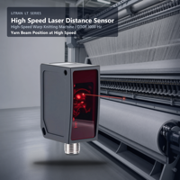 Capteur de distance laser haute vitesse pour machine à tricoter warp LR-TB5000 DTOF 1000Hz IP65 RS485 pour la positionnement des faisceaux de fil, usine OEM ODM