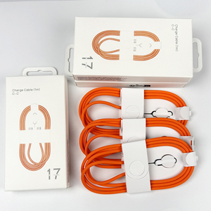 Câble de charge rapide USB-C vers USB-C 60W à vente chaude pour <span class=keywords><strong>Apple</strong></span> pour iPhone 15 16 17 en cuivre pur avec gaine en nylon - Product Image 3