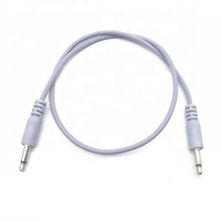 Câble AUX de rallonge coaxiale PVC 3.5mm mâle à mâle Mono Jack avec blindage