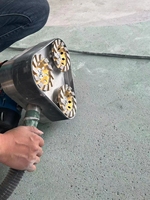 Vente chaude meuleuse à béton électrique portable sans poussière pour la construction