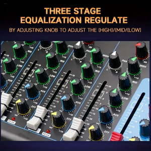 Mezclador Profesional de 7 Canales con Interfaz de Audio Bluetooth y USB para Grabación en Estudio y Presentaciones en Vivo - Product Image 2