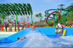Water Park Attraction Theme Park Surf Simulator Surf Pool Flow Rider For Sale
