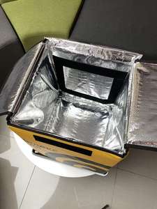 Wholesale Fashionable Insulated Waterproof Canvas Cooler Backpack Thickened Thermal <b>Freezer</b> Bicycle Food Delivery Soft Letter - Product Image 5