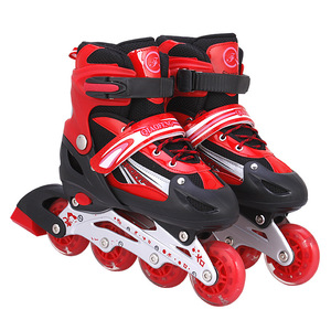 Patins à roulettes LED ajustables à quatre roues pour activités de plein air, chaussures pour débutants, vente en gros d'usine - Product Image 3