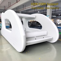 Bateau Catamaran Gonflable en Promotion – Mini-Yacht de Luxe pour 6 Personnes, 4,5 Mètres de Long, Idéal pour la Pêche