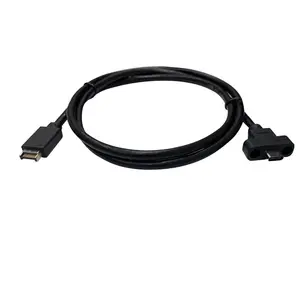 1M USB C型母头，带面板安装到E型电缆usb-c插座到usb-e面板安装扩展电缆
