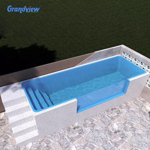 Buitenzwembad op maat van glasvezel, groot formaat, gezinszwembad, jacuzzi-ontwerp, acrylpaneel voor glasvezelzwembad - Product Image 4