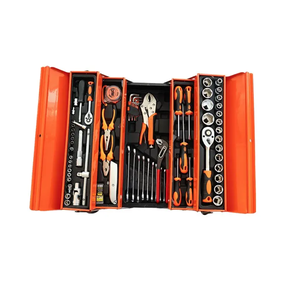 Ensemble d'outils ménagers en fer de 85 pièces pour fabricants, outils à main <span class=keywords><strong>avec</strong></span> boîte à outils, clé à <span class=keywords><strong>cliquet</strong></span>, douilles pour réparation - Product Image 3