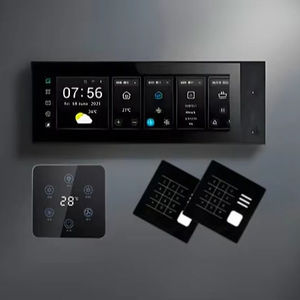 Customized Tempered Screen Printed Glass LED Light Touch Wall Switch Panel Smart Home Hotel Smart Touch Outdoor Gym Bathroom - Product Image 1