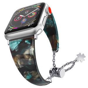 <span class=keywords><strong>Bracelet</strong></span> de montre iwatch mince en résine pour femmes, <span class=keywords><strong>40mm</strong></span> 41mm 42mm 45mm 46mm 49mm - Product Image 5