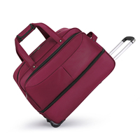 Valise de voyage unisexe grande capacité avec roulettes pivotantes pliables et imperméables, coque souple légère et extensible pour une mobilité aisée