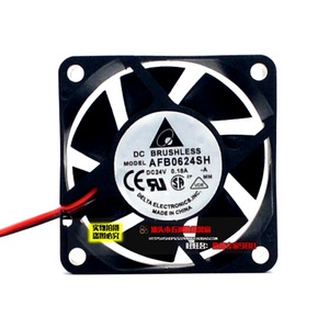 เดลต้า Afb0624sh พัดลมไร้แปรงถ่าน 60 มม. 24V ดีซี สำหรับอินเวอร์เตอร์ พร้อมลูกปืนคู่ - Product Image 2