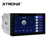 Reproductor Multimedia Estéreo para Auto Android de 7 Pulgadas, Doble DIN, 4+64GB, Octa Core, Pantalla IPS, CarPlay Inalámbrico, Android Auto, RDS, CE-XTRONS