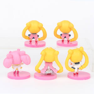 Ymj ฟิกเกอร์อนิเมะของเล่นฟิกเกอร์อนิเมะทำจาก PVC สะสมลายเซเลอร์เซเลอร์มูน5ชิ้น/เซ็ต - Product Image 5