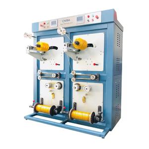 Bobinadora de carrete CNRM con sistema HMI + PLC y cambiador de pantalla táctil para 5000d-70000d de hilos de cuerda para Hilo <span class=keywords><strong>Bananero</strong></span> - Product Image 1