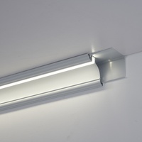 Profilé LED Deux-en-Un en Aluminium Lumière d'Angle Lumineuse pour Plafond de Salon Sans Rainure Ni Plâtre