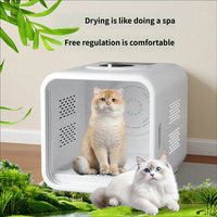 Séchoir à poils pour chat automatique Petop, température constante intelligente, ABS, ultra silencieux, grande capacité, boîte de séchage pour animaux de compagnie, toilettage