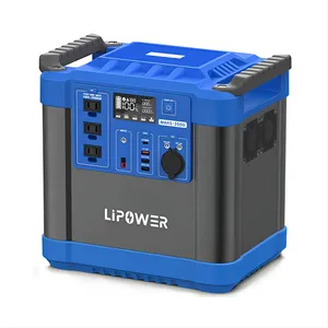 Lipower – centrale solaire portable, batterie murale, générateur solaire, pour ordinateur portable et autres équipements domestiques