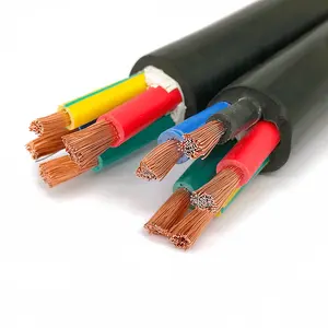 Kabel fleksibel jaket isolasi PVC tembaga murni kabel daya 95mm2 150mm2 Multicore kabel daya