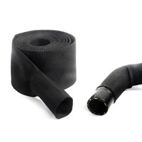 Manchon tressé thermorétractable en tissu Tube thermorétractable Manchons de protection Manchons tissés en tissu polyester thermorétractable