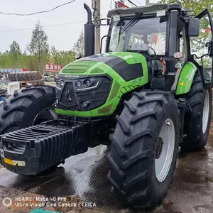 Trator usado Deutz Fhar 1804 180HP 4WD roda fazenda pomar kubota compacto MF trator máquinas agrícolas com carregador