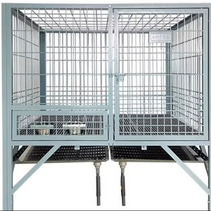 Jaula extragrande <span class=keywords><strong>para</strong></span> mascotas, <span class=keywords><strong>para</strong></span> pastores alemanes, perros medianos, bandeja de metal gruesa <span class=keywords><strong>para</strong></span> exteriores con cierre de botón <span class=keywords><strong>para</strong></span> perros grandes - Product Image 2