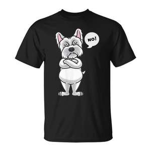 T-shirt promotionnel pour les amoureux des chiens West Highland Terrier - Product Image 1