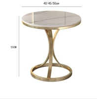 Meubles de salon minimalistes modernes, table basse carrée luxueuse, base en métal doré en acier inoxydable