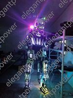 Luxury Show evento Fiesta Kryoman Performance Wear Nightclub Dj Ds Dancer Plastic Stilts Walker Robot Led Disfraz