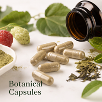 Cápsulas Botánicas Carb Balance con Extracto de Frambuesa, Extracto de Hoja de Morera, Extracto de Té Verde, Extracto de Frijol Blanco