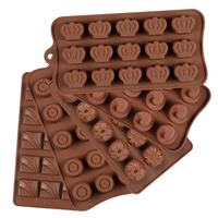 SILIKOLOVE Moules à chocolat rectangulaires en silicone sans adhésif BPA LFGB Platine