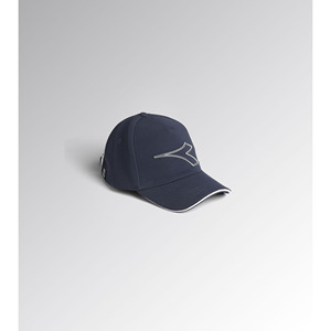 Casquette de baseball Diadora bleu marine, tissu léger, ajustement réglable, style sportif, fabriquée en Italie - Product Image 1