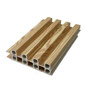 Panneau mural WPC de qualité supérieure, durable, anti-pourriture, luxueux, moderne, écologique, cannelé, pour la maison et les bâtiments commerciaux - Product Image 4