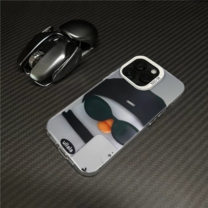 Funda protectora dura de TPU de pingüino de moda para iPhone 15 Pro Max funda de teléfono IMD para iPhone 17 16 15 14 13 12 11 XR - Product Image 2