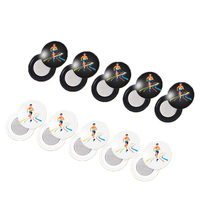 Clips magnétiques pour dossards – Essentiels pour la course, le triathlon, le cyclisme et les compétitions – Supports magnétiques pour numéros de dossard