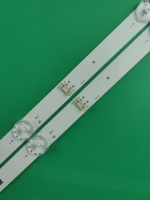 Barres de rétroéclairage LED RF AZ500030SE30, 4 pièces, 8 LED, IP20, pour réparation de téléviseurs 50 pouces, longueur 569 mm, efficacité lumineuse 140 lm