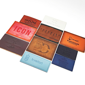 Étiquette <span class=keywords><strong>en</strong></span> PU imprimée au prix d'usine, motif de vêtement, jean <span class=keywords><strong>en</strong></span> denim gaufré, <span class=keywords><strong>patch</strong></span> <span class=keywords><strong>en</strong></span> <span class=keywords><strong>cuir</strong></span> pour jean - Product Image 3