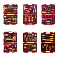 Kit d'outils professionnels Powerlift de 39 pièces, isolés VDE, en acier au chrome-vanadium, personnalisable OEM, poignée ergonomique, étui rigide EV